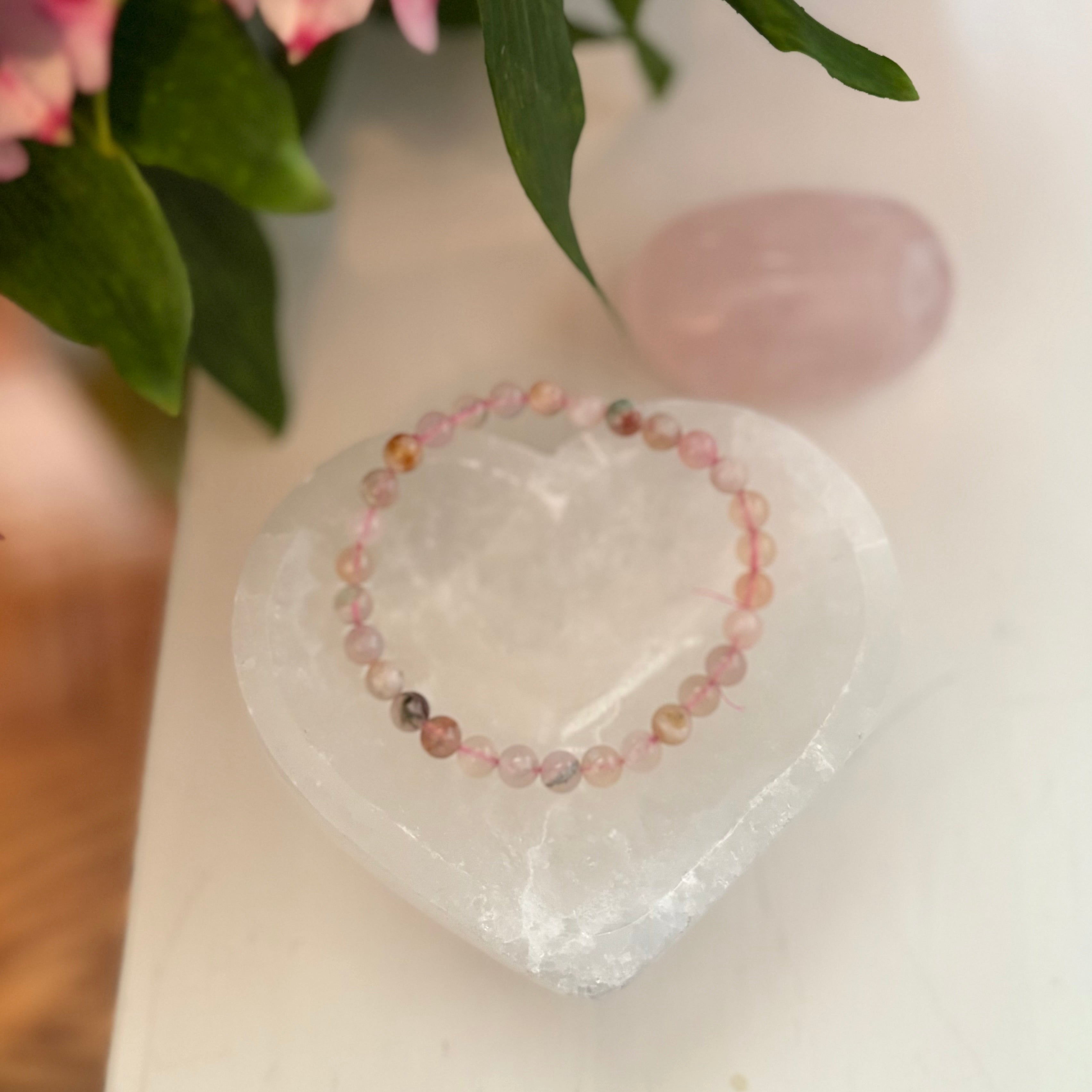 pink tourmaline bracelet