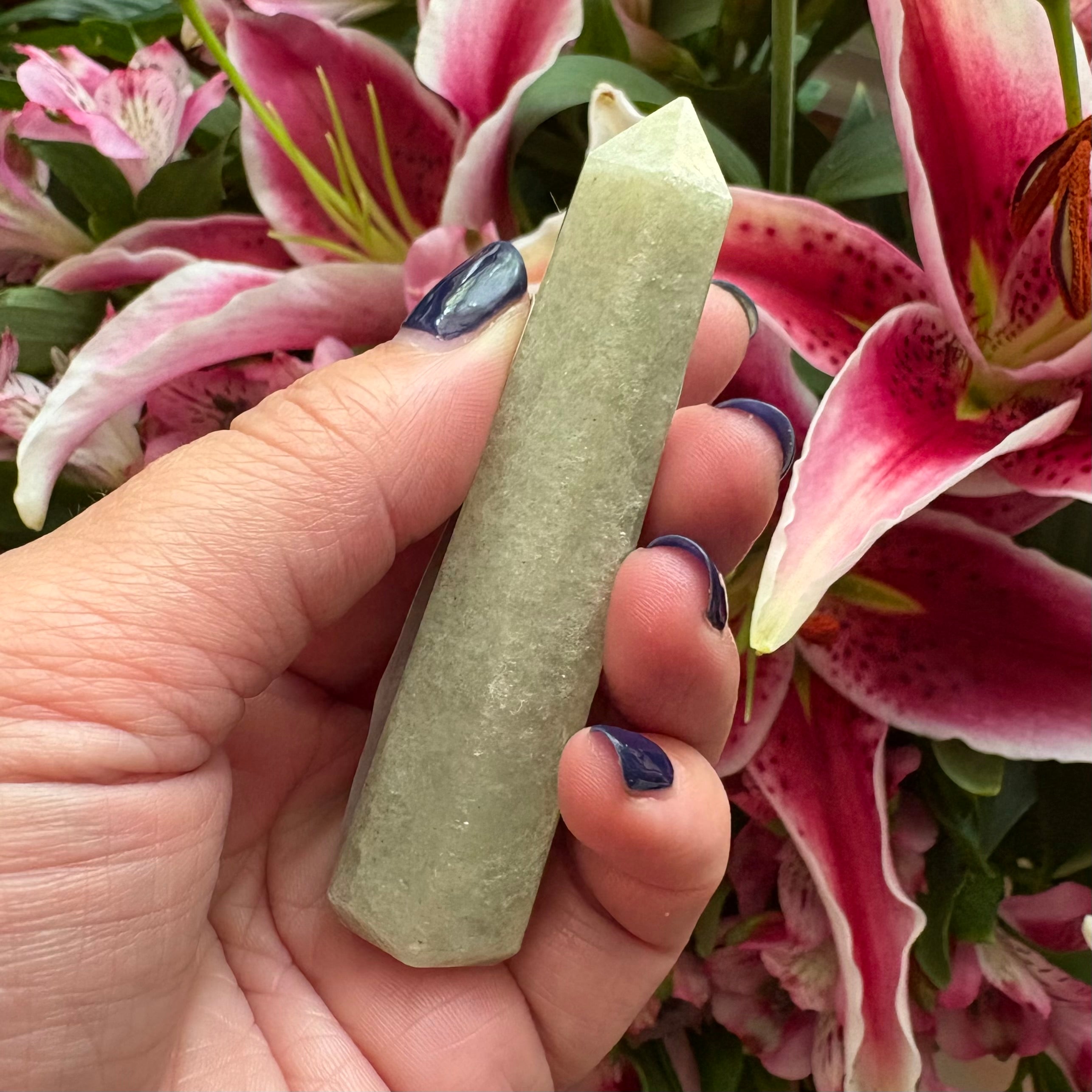 green aventurine tower