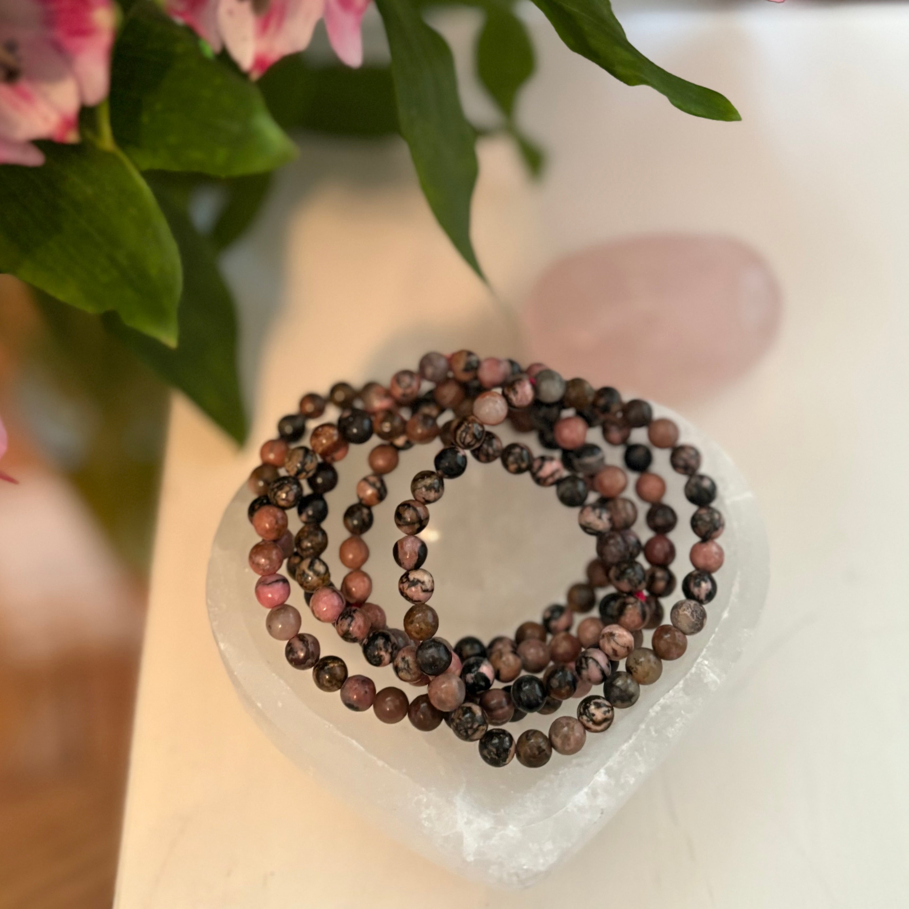 rhodonite bracelet