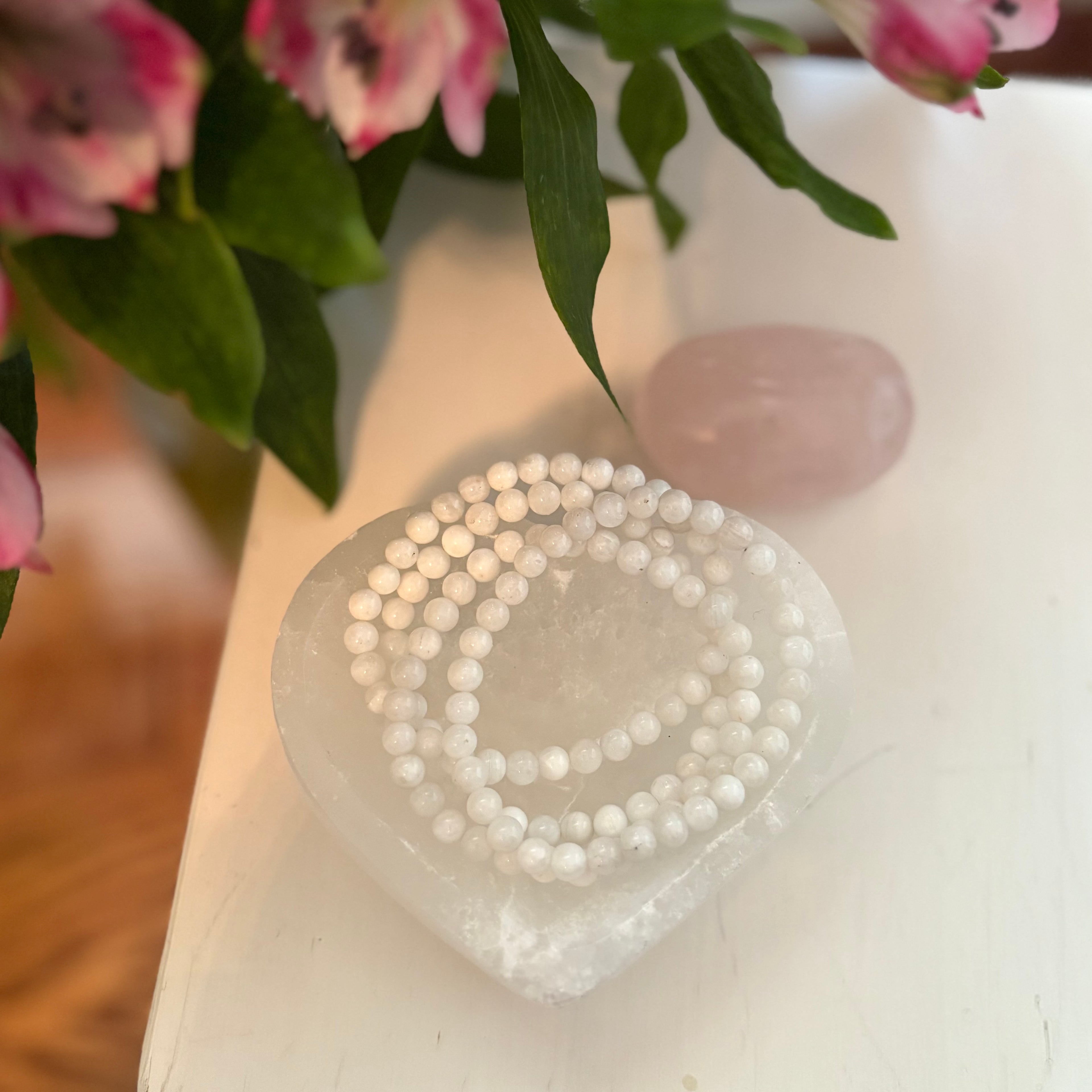 white moonshine bracelet