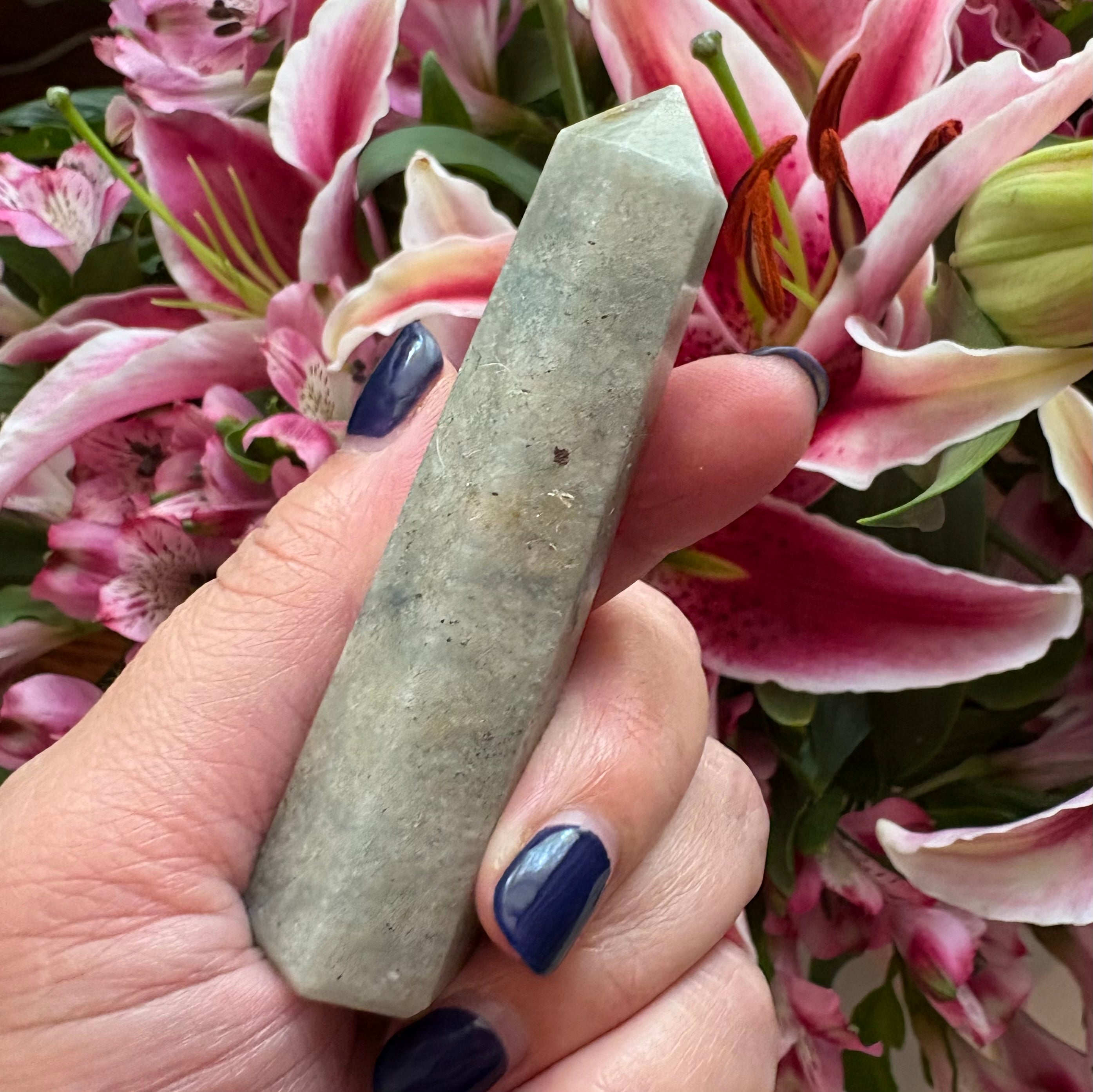 green aventurine tower