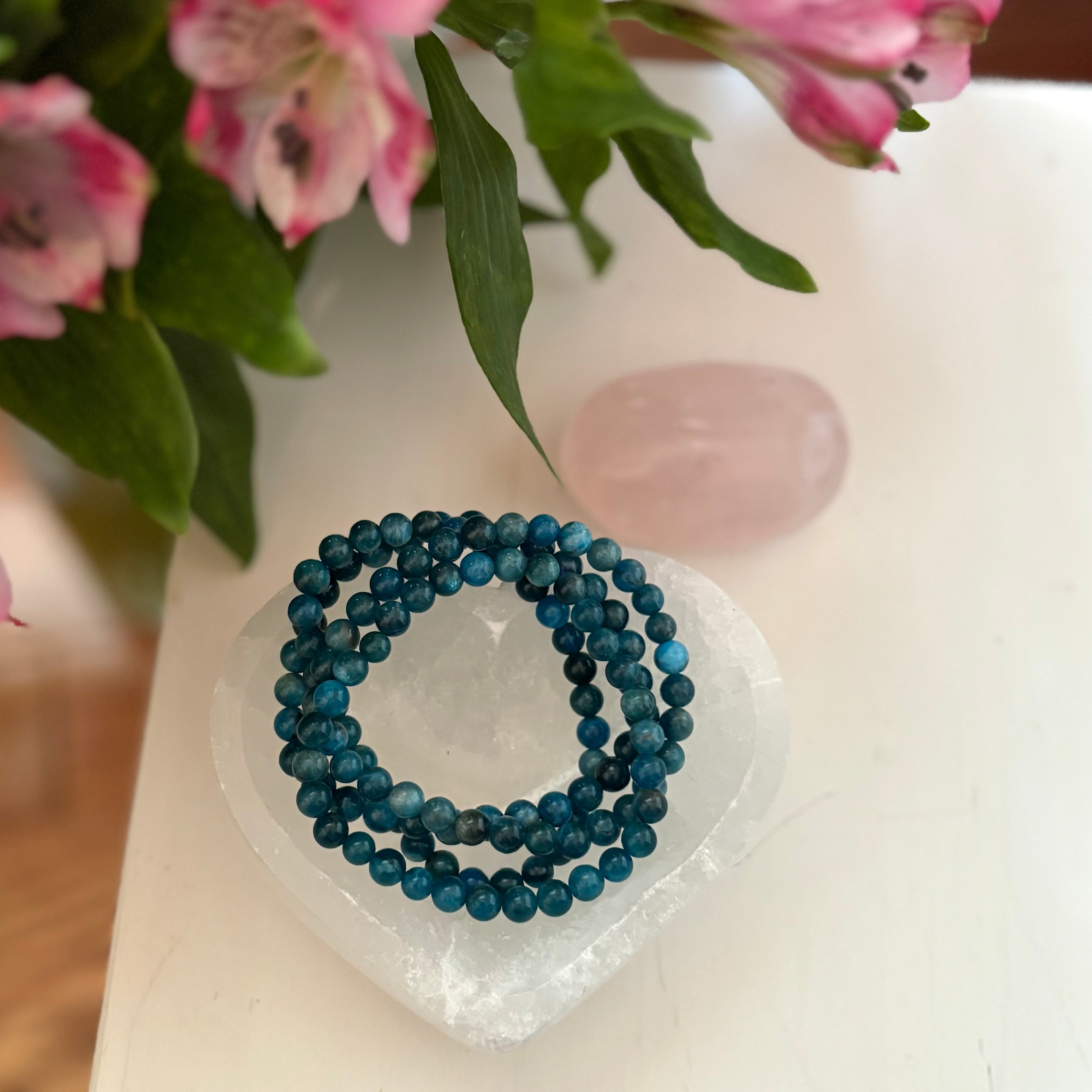 blue apatite bracelet