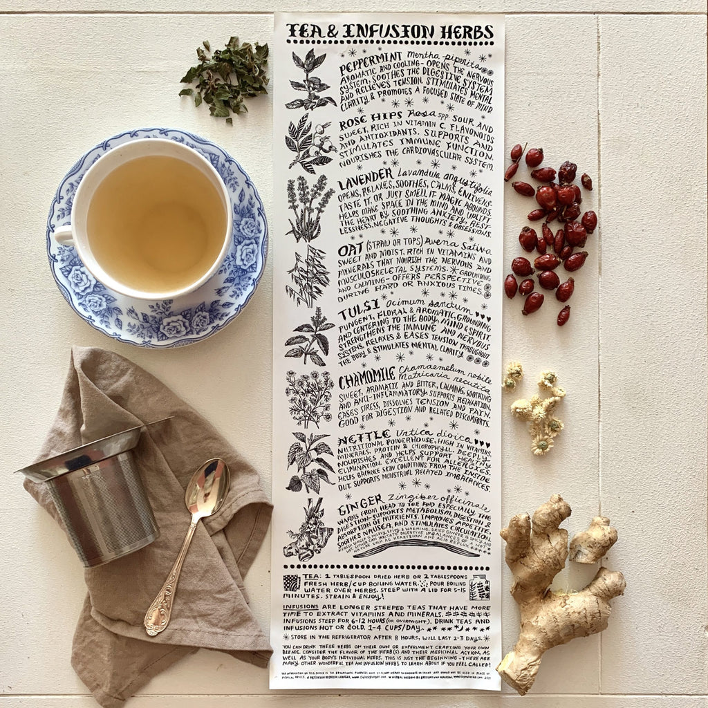 tea + infusion poster